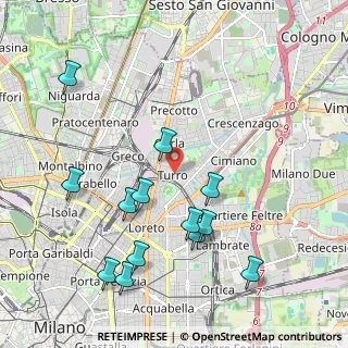 Mappa Via Vincenzo Russo, 20127 Milano MI, Italia (2.23)