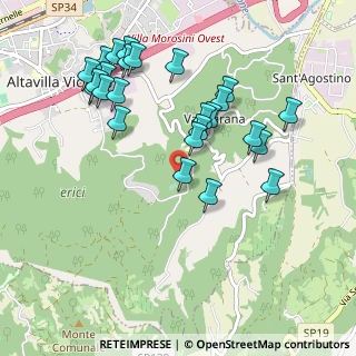 Mappa Via Costalunga Sopra, 36077 Altavilla Vicentina VI, Italia (1.028)