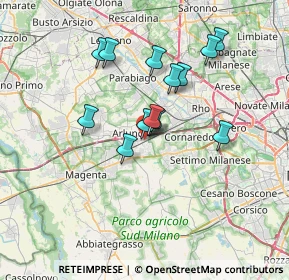 Mappa Via Marie Curie, 20018 Sedriano MI, Italia (5.92077)