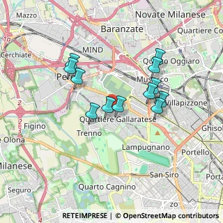 Mappa Largo Paolo Valera, 20151 Milano MI, Italia (1.51667)