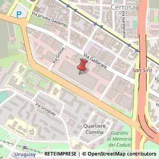 Mappa Via Privata Grosio, 10/4, 20151 Milano, Milano (Lombardia)