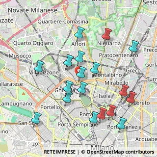 Mappa Via Privata Cilento, 20158 Milano MI, Italia (2.02053)