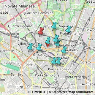 Mappa Via Privata Cilento, 20158 Milano MI, Italia (1.2566666666667)