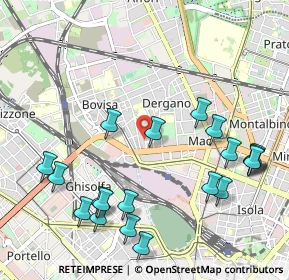 Mappa Via Maffeo Pantaleoni, 20158 Milano MI, Italia (1.2145)