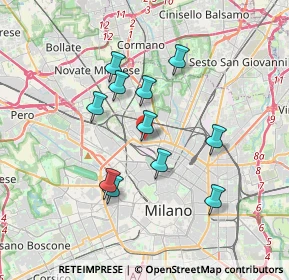 Mappa Via Privata Cilento, 20158 Milano MI, Italia (3.08727)