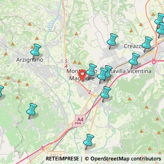 Mappa Via Pelosa, 36075 Montecchio maggiore VI, Italia (5.56769)