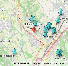 Mappa Via Pelosa, 36075 Montecchio maggiore VI, Italia (2.2775)