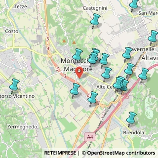 Mappa Via Pelosa, 36075 Montecchio maggiore VI, Italia (2.417)