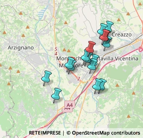 Mappa Via Pelosa, 36075 Montecchio maggiore VI, Italia (3.00313)