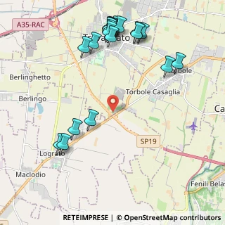 Mappa Via Sabbionera, 25039 Travagliato BS, Italia (2.551)