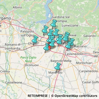 Mappa Via Sabbionera, 25039 Travagliato BS, Italia (8.77875)