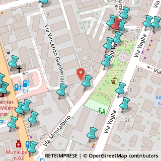 Mappa Via Montalbino, 20159 Milano MI, Italia (0.1068)