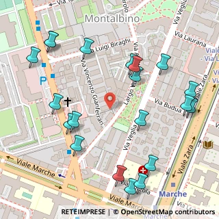 Mappa Via Montalbino, 20159 Milano MI, Italia (0.1605)