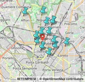 Mappa Via Montalbino, 20159 Milano MI, Italia (1.33733)