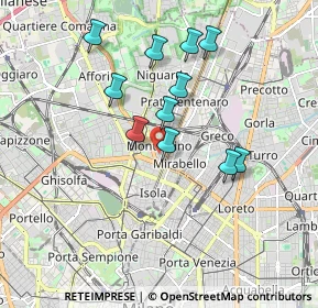 Mappa Via Montalbino, 20159 Milano MI, Italia (1.61727)