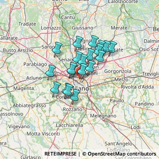 Mappa Via Budua, 20159 Milano MI, Italia (9.7015)