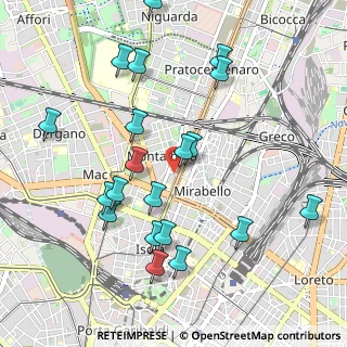 Mappa Via Budua, 20159 Milano MI, Italia (1.0745)