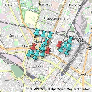 Mappa Via Budua, 20159 Milano MI, Italia (0.679)