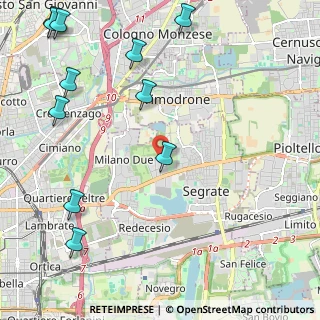 Mappa Via Galileo Galilei, 20054 Segrate MI, Italia (3.02909)