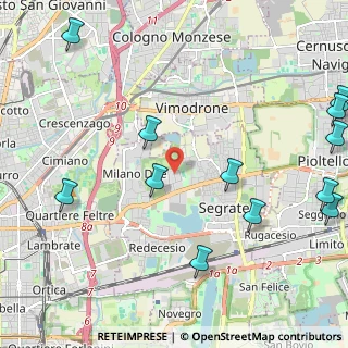 Mappa Via Galileo Galilei, 20054 Segrate MI, Italia (2.90667)