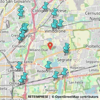 Mappa Via Galileo Galilei, 20054 Segrate MI, Italia (2.6755)