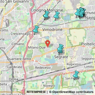 Mappa Via Galileo Galilei, 20054 Segrate MI, Italia (3.106)