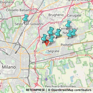 Mappa Via Galileo Galilei, 20054 Segrate MI, Italia (2.81091)