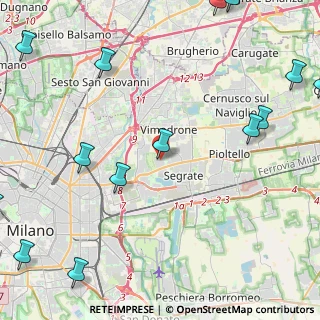 Mappa Via Galileo Galilei, 20054 Segrate MI, Italia (6.69857)