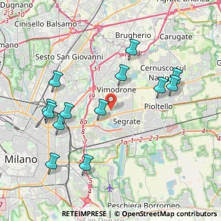 Mappa Via Galileo Galilei, 20054 Segrate MI, Italia (4.36308)