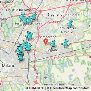 Mappa Via Galileo Galilei, 20054 Segrate MI, Italia (4.72389)
