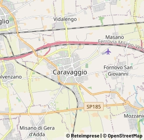 Mappa Via Fabio Mangone, 24043 Caravaggio BG, Italia (3.225)