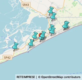 Mappa Via Ticino, 30016 Lido di Jesolo VE, Italia (2.96091)