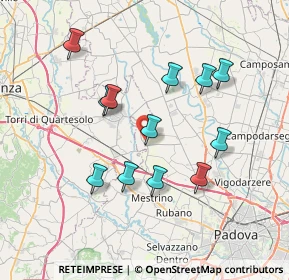 Mappa 35010 Campodoro PD, Italia (6.78083)