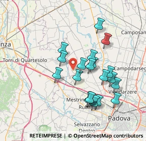 Mappa 35010 Campodoro PD, Italia (6.668)