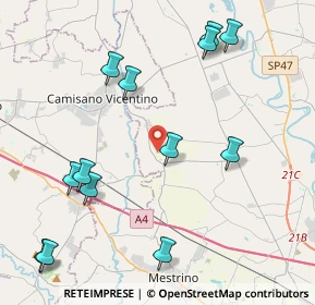 Mappa 35010 Campodoro PD, Italia (4.91077)