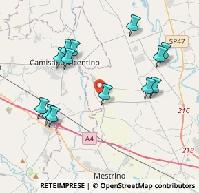 Mappa 35010 Campodoro PD, Italia (4.07462)