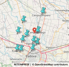 Mappa Via Marcello, 35011 Campodarsego PD, Italia (7.00545)