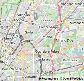Mappa 20093 Cologno Monzese MI, Italia (3.1165)