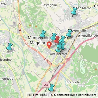 Mappa Via dei Carpani, 36075 Montecchio Maggiore VI, Italia (1.72167)