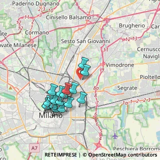 Mappa Via Mamiani Terenzio, 20127 Milano MI, Italia (3.67842)