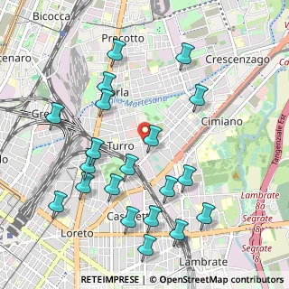 Mappa Via Mamiani Terenzio, 20127 Milano MI, Italia (1.13)