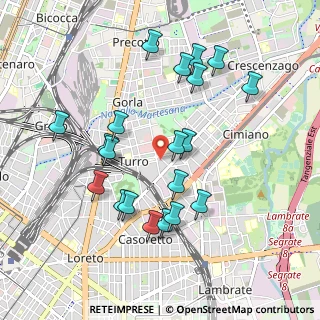 Mappa Via Mamiani Terenzio, 20127 Milano MI, Italia (0.9525)