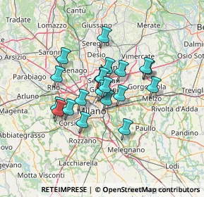 Mappa Via Mamiani Terenzio, 20127 Milano MI, Italia (9.8255)