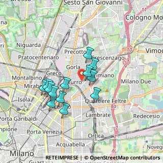 Mappa Via Mamiani Terenzio, 20127 Milano MI, Italia (1.48923)
