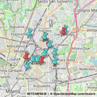 Mappa Via Mamiani Terenzio, 20127 Milano MI, Italia (1.52429)