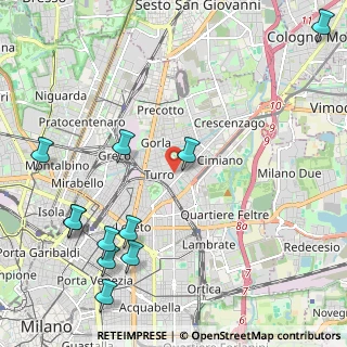 Mappa Via Mamiani Terenzio, 20127 Milano MI, Italia (2.79273)