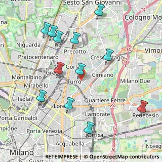 Mappa Via Mamiani Terenzio, 20127 Milano MI, Italia (2.26917)