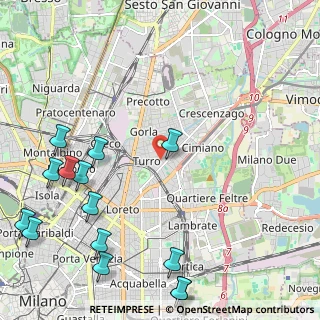 Mappa Via Mamiani Terenzio, 20127 Milano MI, Italia (3.02857)