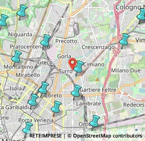 Mappa Via Mamiani Terenzio, 20127 Milano MI, Italia (3.04)