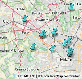 Mappa Via Alfredo Pizzoni, 20151 Milano MI, Italia (3.95462)